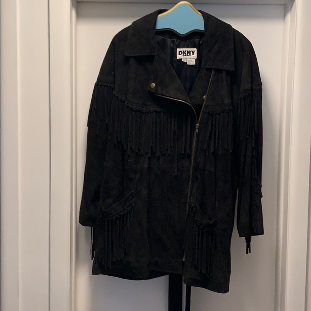 DKNY Jeans Suede Jacket